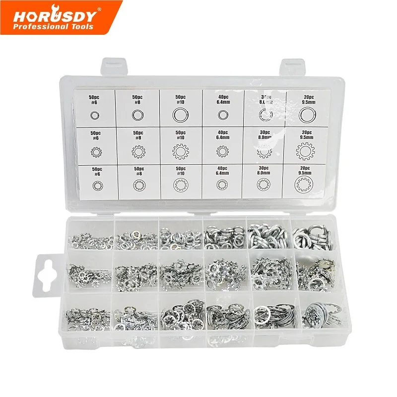 

720pcs/lot Shake Proof (Star) WASHER ASSORTMENT KIT 720PC SPRING FLAT LOCK ETC