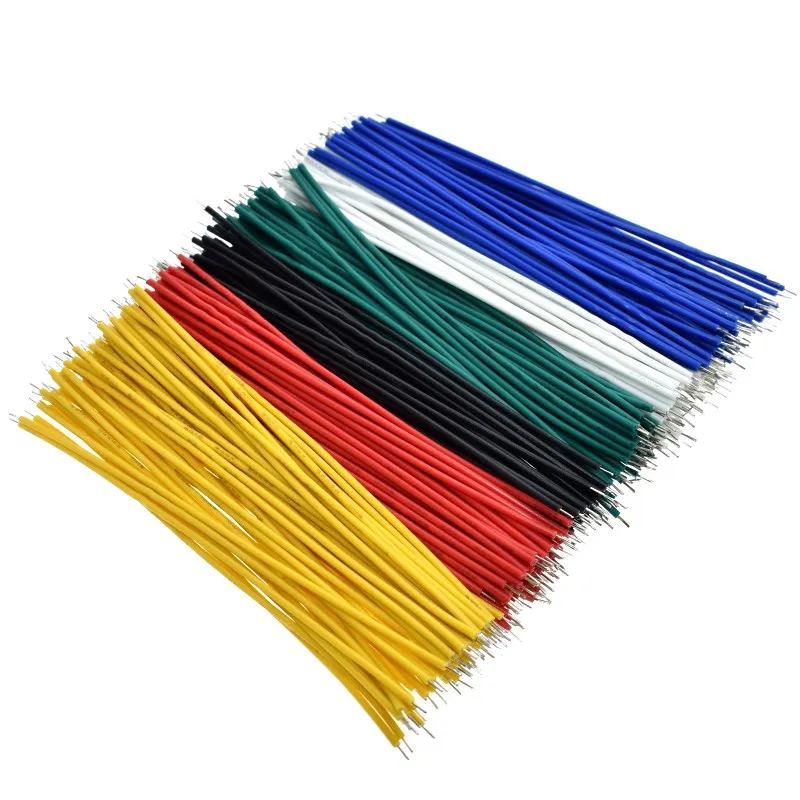 100 шт. макетная плата с покрытием олова кабель для пайки ПП 24AWG 10 см Fly Jumper Wire Cable Tin