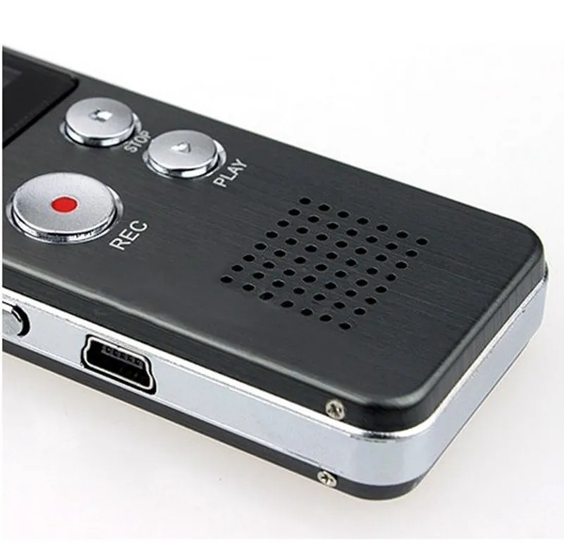 Rechargeable N28 16GB Digital Voice Recorder 650Hr Dictaphone MP3 Player USB Flash Supports MP3 WMA ASF and WAV Music Formats