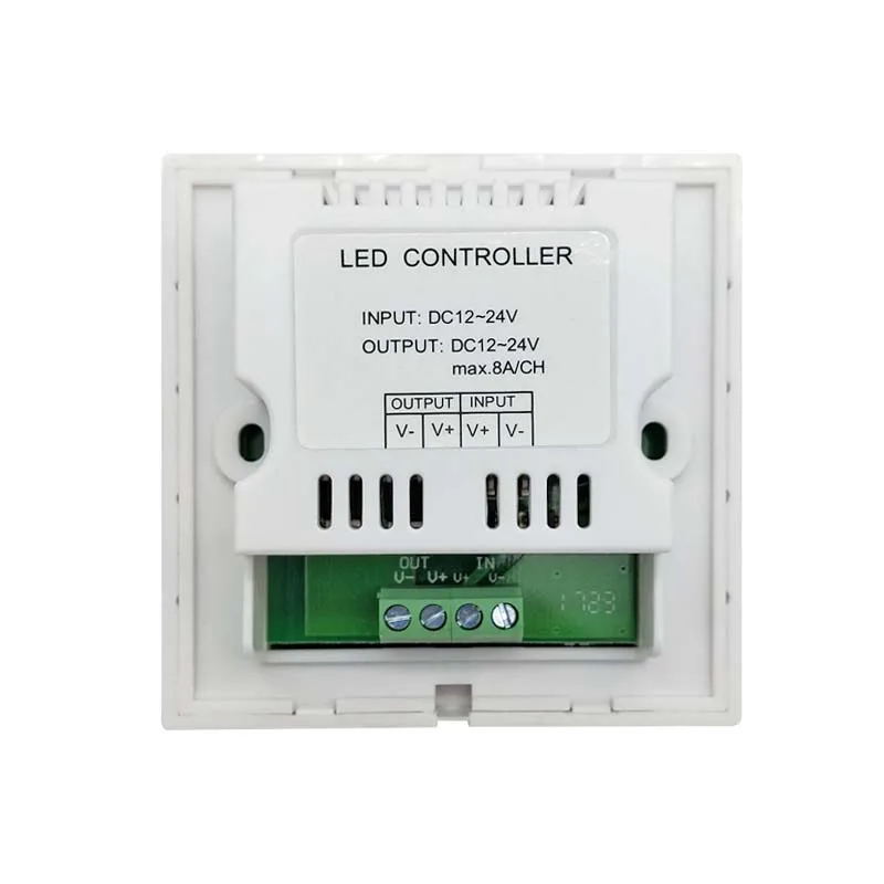 DC12V 24V 12A настенный Одноцветный/CT/RGB led сенсорный контроллер панель стеклянный