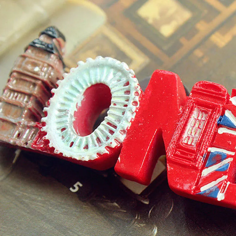 United Kingdom UK London Tourist Travel Souvenir 3D Resin Decorative Fridge Magnet Craft GIFT IDEA