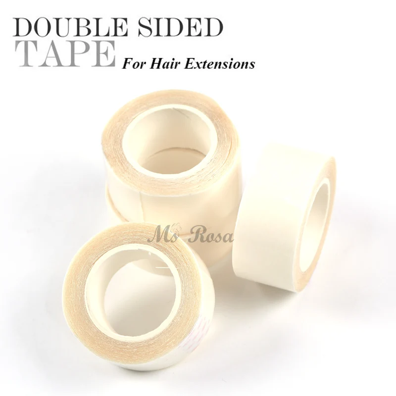 

1CM*3M Cheap Super Glue Tape For Hair Extensions Double Sided 1cm 3 Yards 1PC White Lace Front Support Tape/Glue