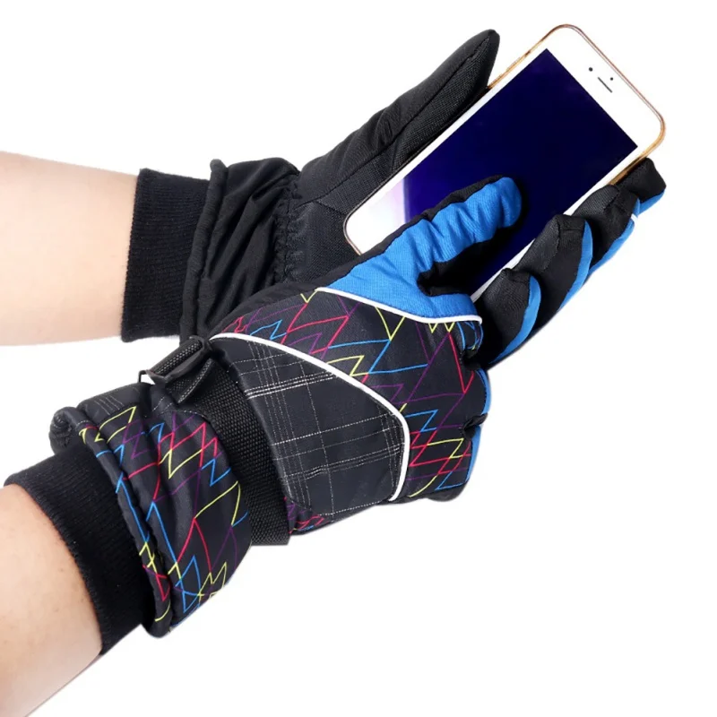 Велосипедные перчатки ветрозащитный для езды Водонепроницаемые Нескользящие перчатки с сенсорным экраном для катания на лыжах осенне-зимние велосипедные перчатки