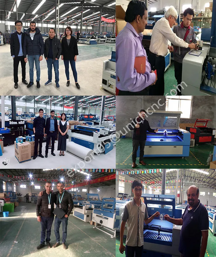 2-laser machine factory-customes visit