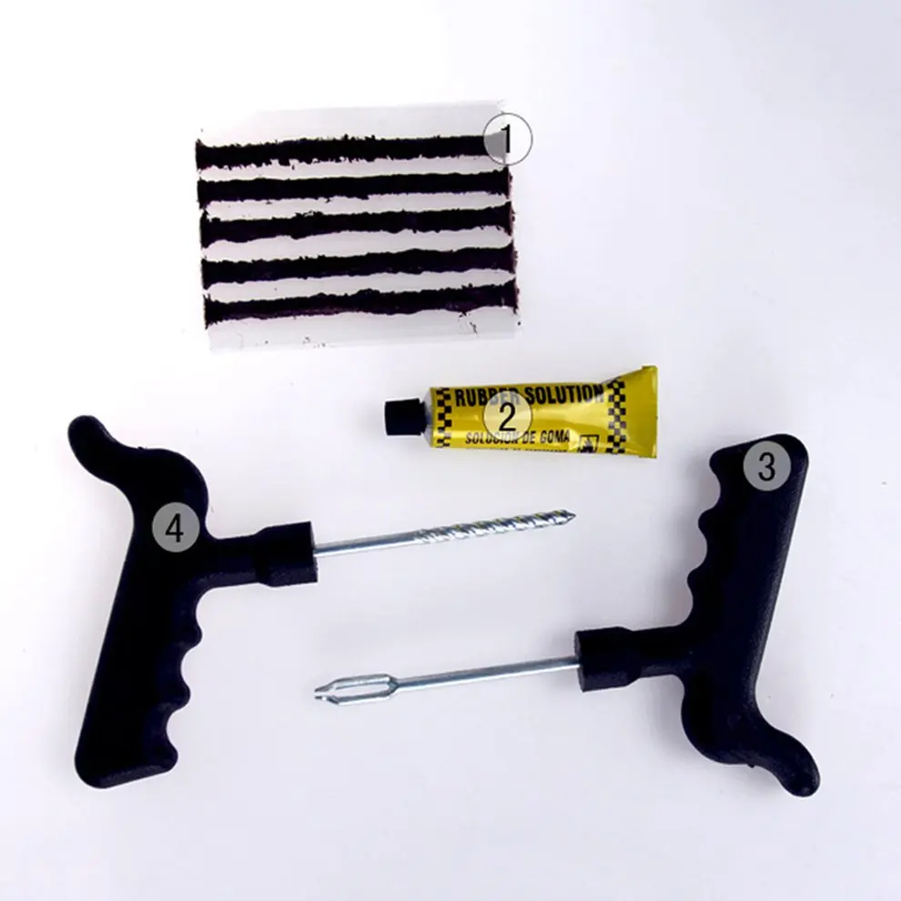 Набор инструментов для ремонта бескамерных шин для мотоцикла, инструменты для ремонта шин