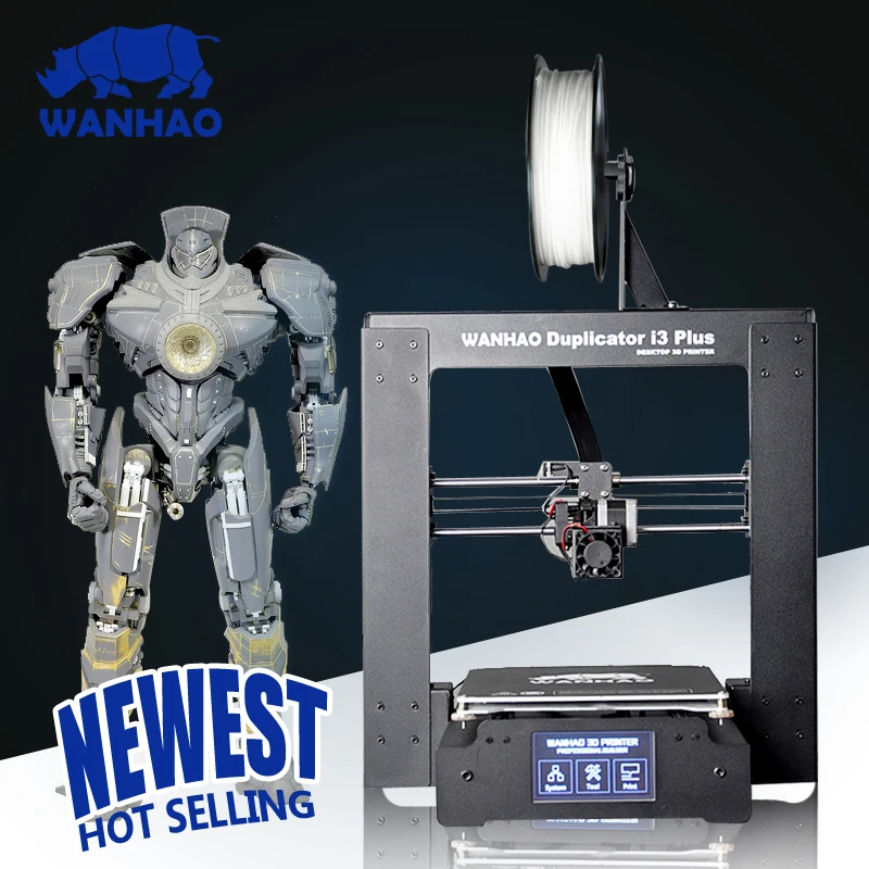 2016 New WANHAO Duplicator I3 PLUS Steel Frame Desktop Prusa 3D Printer digital Printer 3D Machine