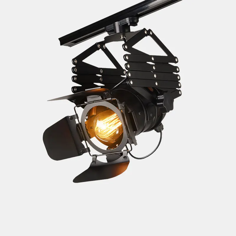  Retro Loft flexible ceiling light vintage lifting stage light restaurant living room pub Bar cafe l