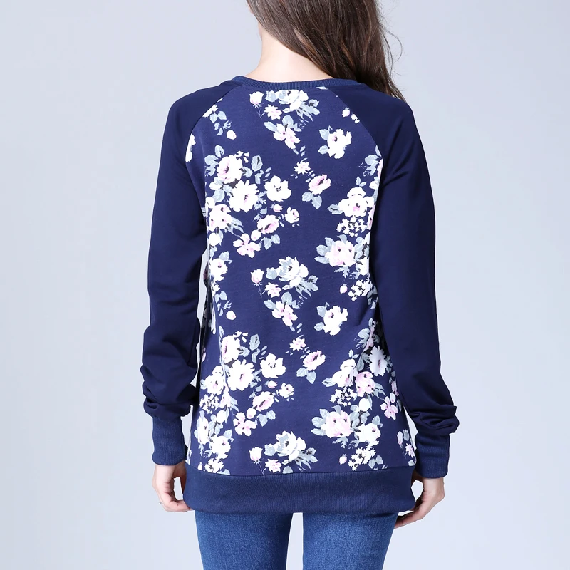 Emotion Moms Long Sleeve winter Maternity Clothes Cotton Nursing Top Breastfeeding tops for Pregnant Women maternity T-shirt New