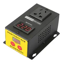 Regolatore di tensione variabile continuo elettronico SCR AC220V 10000W regolatore di velocità a tiristori regolabile Dimmer Dimmer termostato