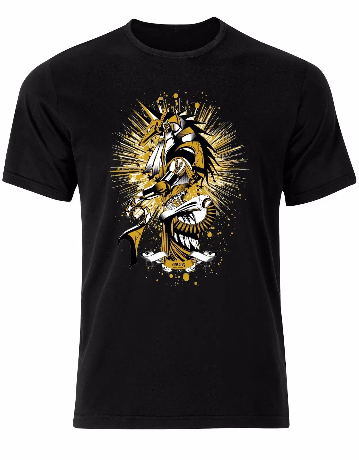 Anubis Lord of the Dead Gothique футболка Hommes AK09 крутая Повседневная Мужская Унисекс Новая