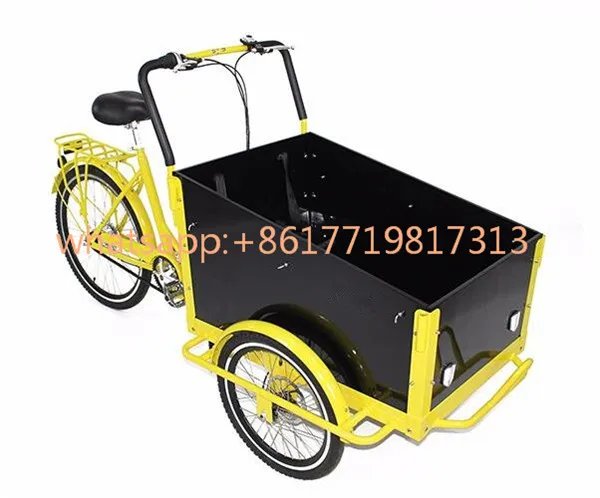 Электрический Педальный грузовой трехколесный велосипед пищевая тележка по морю CFR условия
