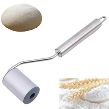 Stainless Steel Dough Rolling Pin Baking Cooking Tool Roller For Pasta Cookies Pizza And Dough