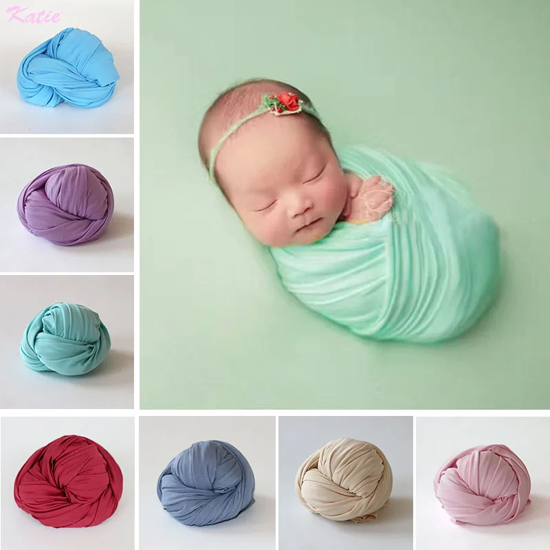 

Baby Swadding Wraps Newborn Photography Props Soft Blankets Autumn Maternity Scarf 50*150cm Hammock A105 Photo Props Shower Gift