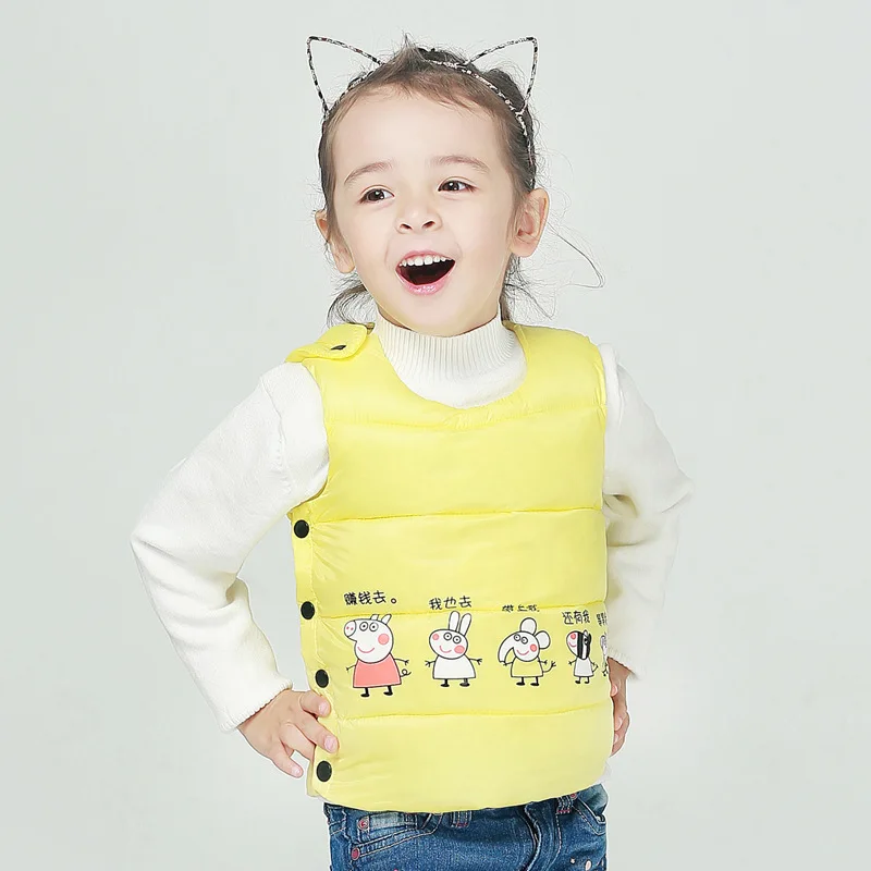 Зима мальчик одежда для девочек Enfant Детская Верхняя Детские мультфильм Пальто