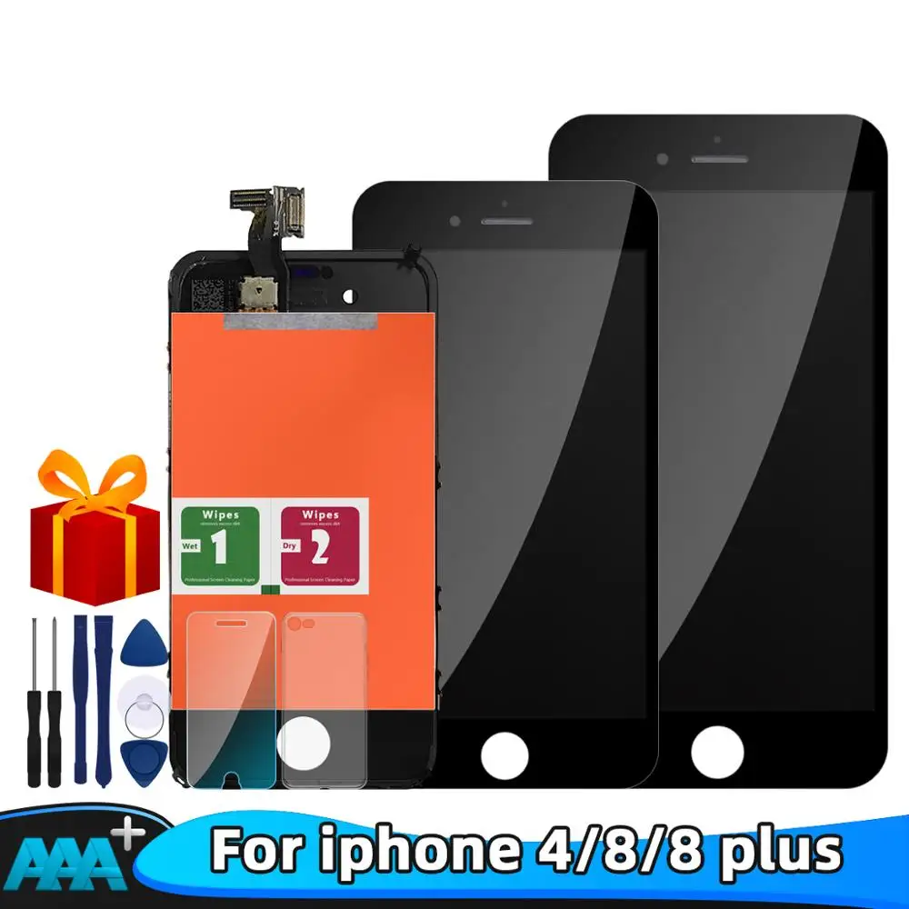 ЖК-дисплей класса AAA + для iPhone 4 8 p с сенсорным экраном и дигитайзером в сборе