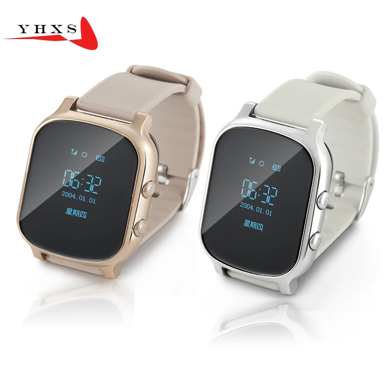 Smart Kid Safe OLED Watch SOS Call GPS WIFI Location Finder Tracker for Child Elder Anti