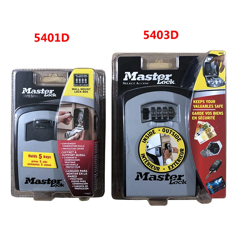 Master Lock Key Safe Box Wall Mount Combination Password Lock Metal Alloy Garage Factory Outdoor Keys Storage Box Security Safes (8)