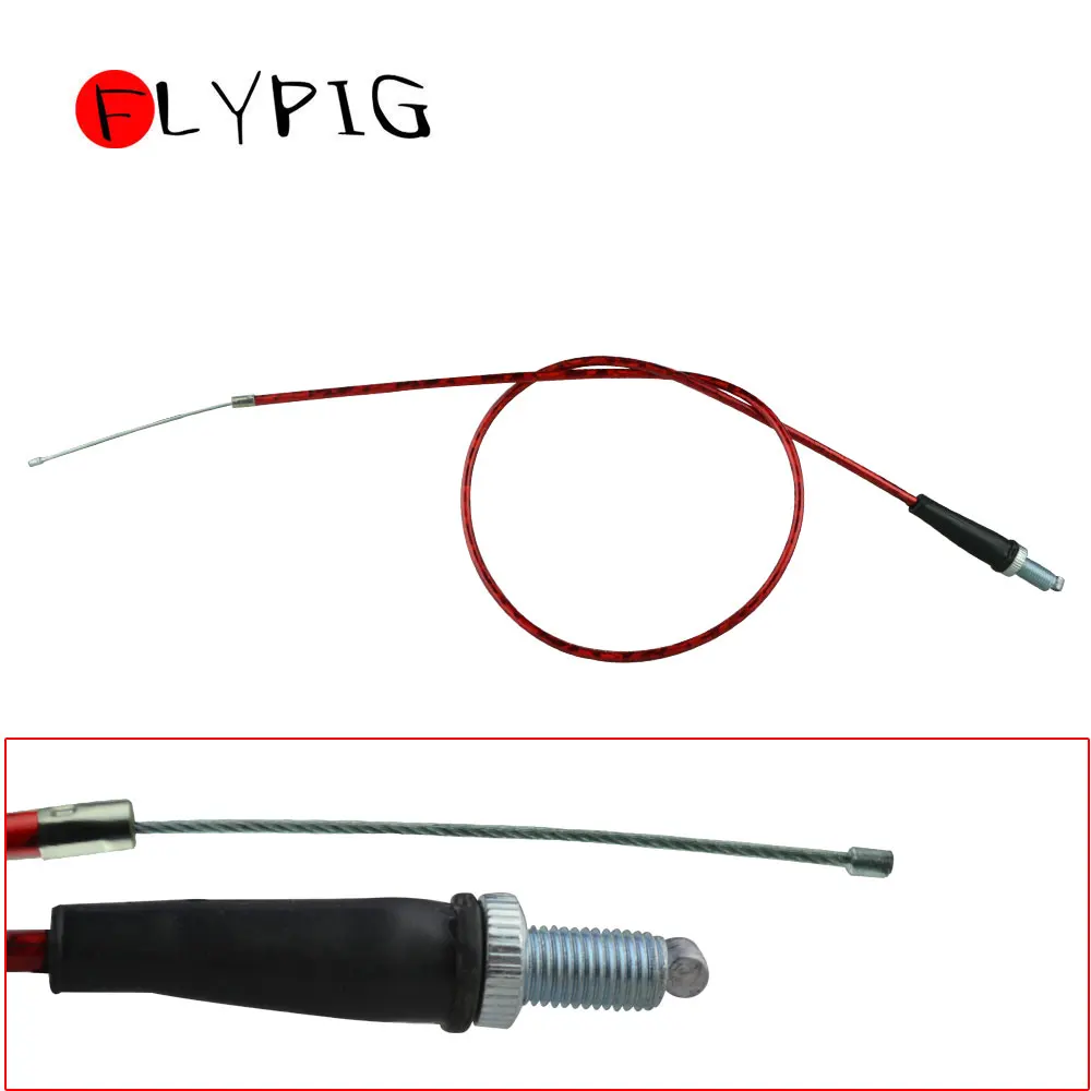 

Flypig Red Twist Motorcycle Carburetor Gas Throttle Cable For 110cc 125cc 150cc 200cc 250cc Pit Dirt Bikes D15