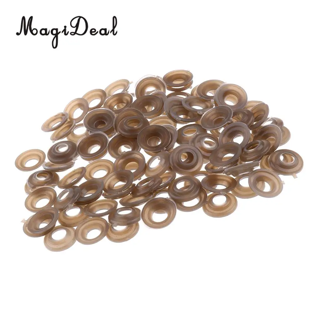 MagiDeal 100 Pieces 15mm 20mm Plastic Safety Eyes Nose Washer Back for Making Doll Animal DIY Manufacture Craft Toy Acc