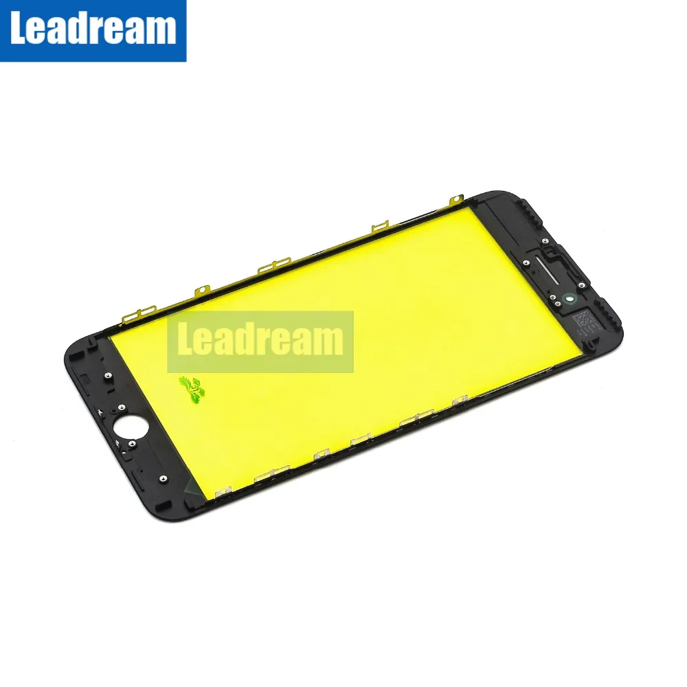 Leadream 10 шт. 3 в 1 переднее внешнее стекло для iPhone 7 8 Plus Переднее сменная крышка с