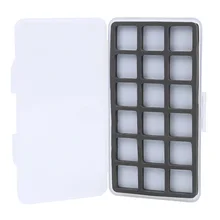 1 шт. Ультра тонкий мух форель рыболовная коробка магнитные отделения пенопластовая вставка для хранения мух искусственные приманки рыболовные крючки