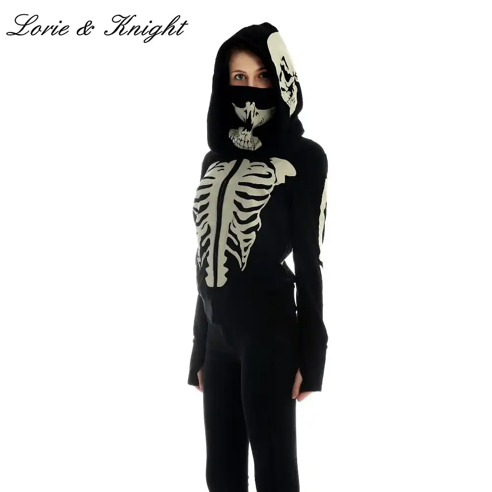 women's skeleton sweatshirt