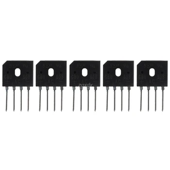 

5 Pcs GBU808 800V 8A Single Phases Diode Bridge Rectifier IC Chip Drop ship