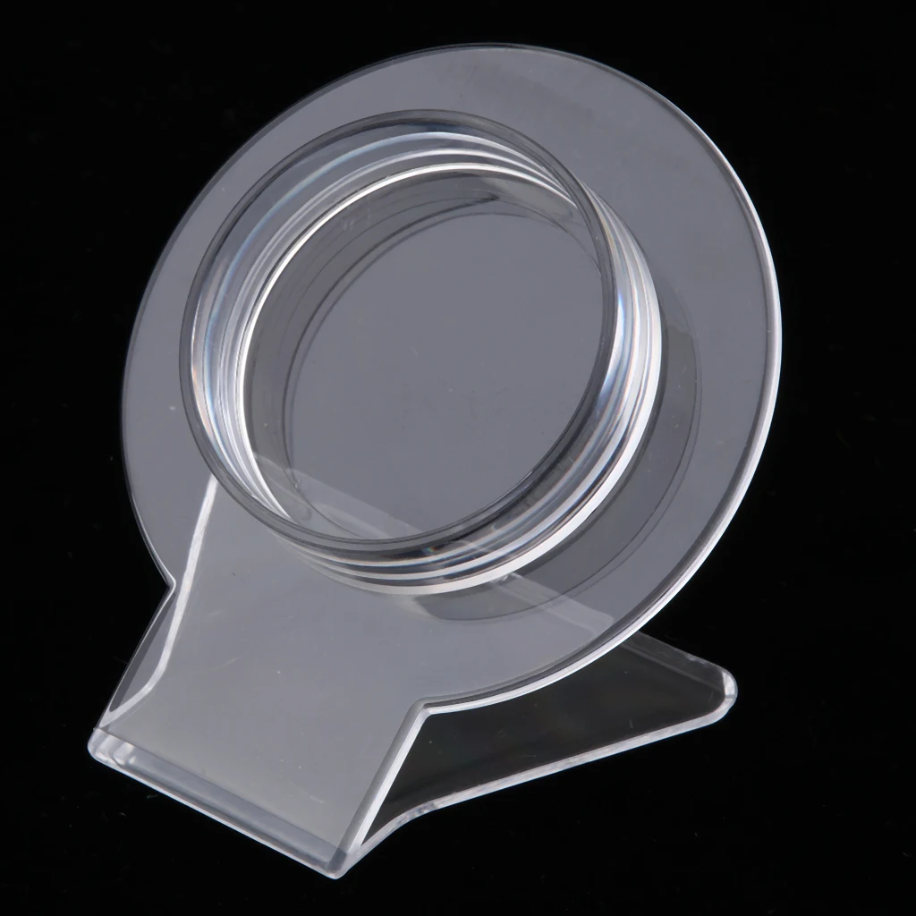 Acrylic Bracelet Display Holder Stand Rack / Bangle Watch Jewelry Organizer Center Hole Dia 5.2cm/2 inch