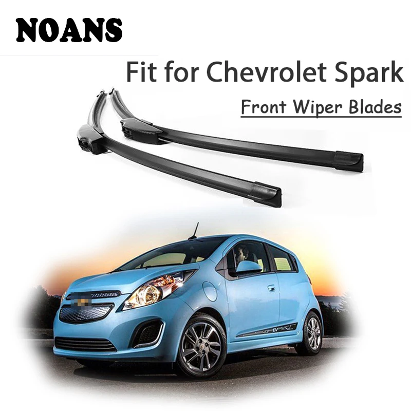 

NOANS Car Styling Windshield Wiper Blade For Chevrolet Spark M300 2009-2015 Front Windshield Original Cleaning Strips Accessorie
