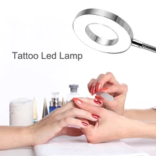 Светодиодный светильник для татуажа, Перманентный макияж, аксессуары, инструменты для татуажа, принадлежности для ламп для микроблейдинга бровей, наращивание ресниц, салон красоты