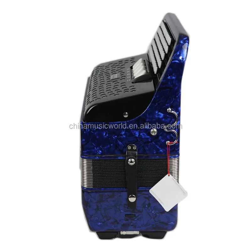 Afanti Super popular 72keys 96Bass Dark Blue Piano Accordion AFA-54 accordion fabric