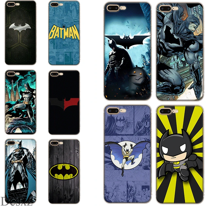 

Mobile Phone Case for iPhone 7 8 Plus iPhone 11 Pro XR X XS Max 5 5s SE 6 6s Cover Cool Marvel Batman Bag