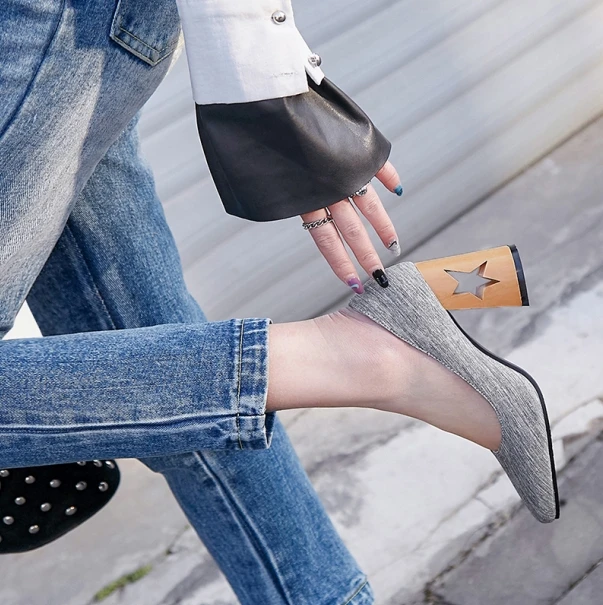 Plus Size 32-48 Woman Pumps Sexy Strange High Heels For Women Pumps Fashion Ladies Elegant Evening Party Wedding Shoes Stilettos (8)