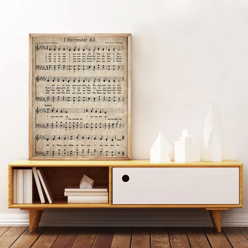 Vintage Sheet Music Print
