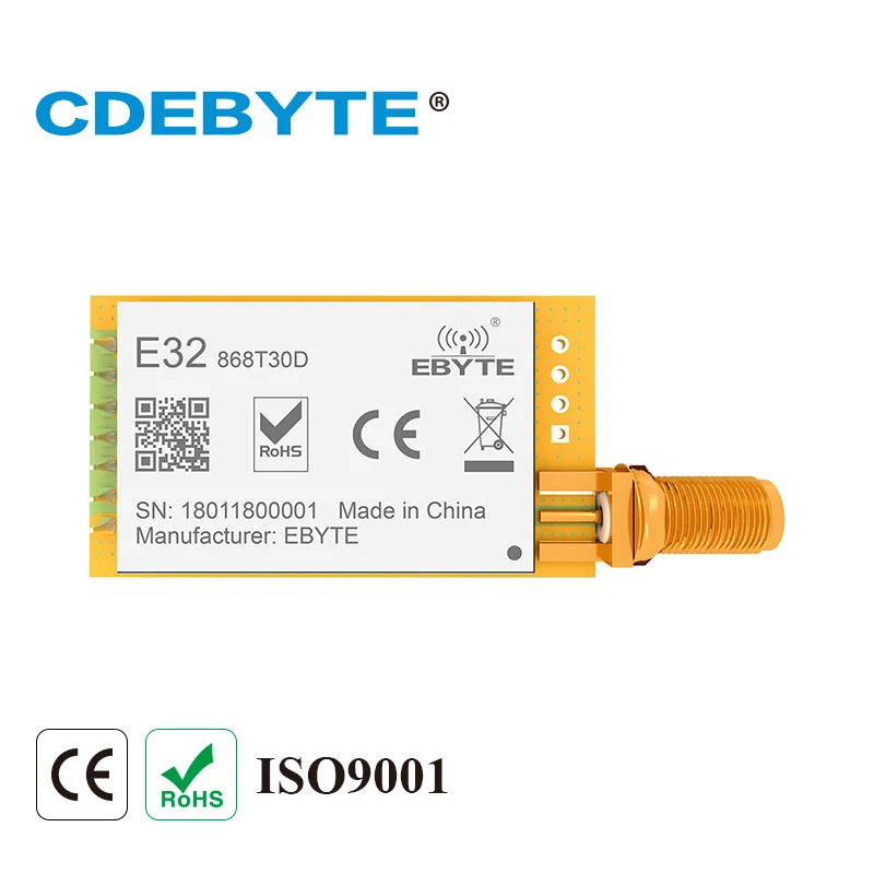 Ceny E32 868T30D Lora daleki zasięg UART SX1276 SX1278 868mhz 1W antena ze złączem sma IoT uhf bezprzewodowy nadajnik odbiornik nadajnik odbiornik moduł rf