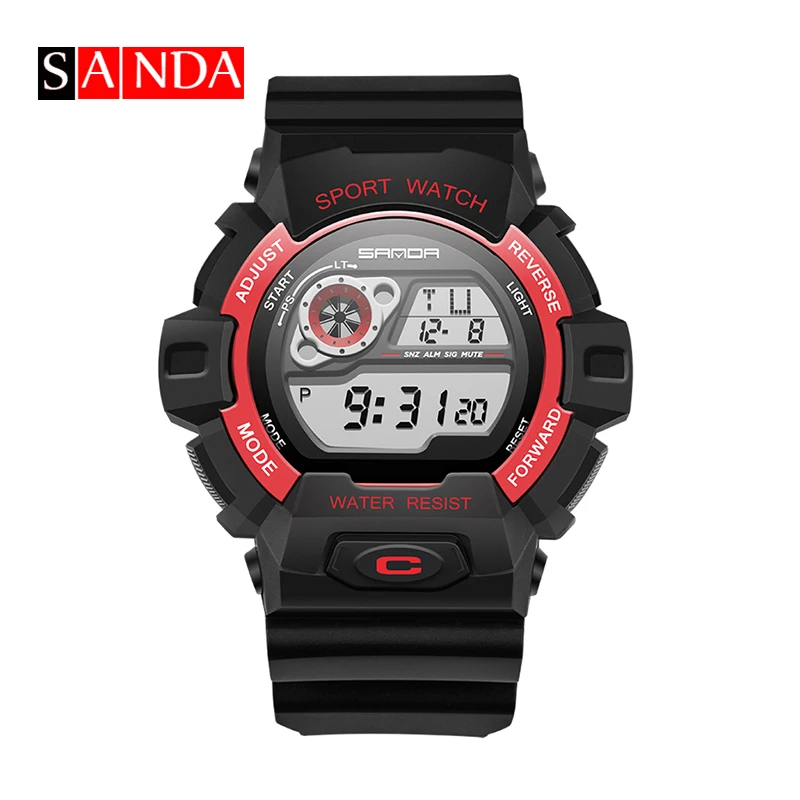 SANDA Sports Watches Unisex Relojes Digital Watch Relogio Masculino Fashion Casual Quartz Army Military Wrist W | Наручные часы