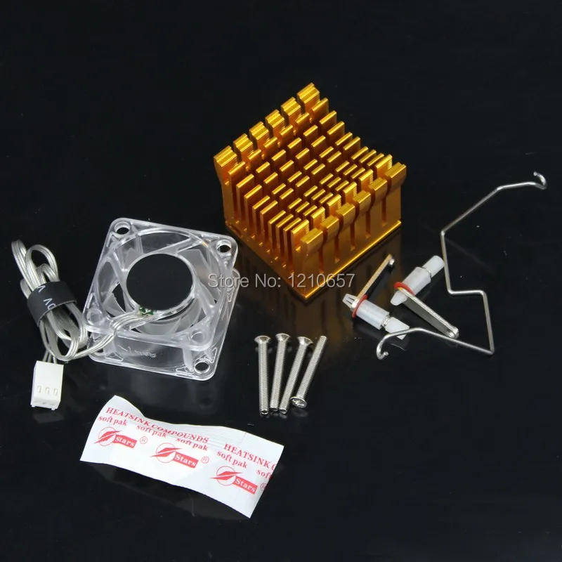 Aluminium Adjustable Heatsink Fin Fan Cooler For PC Northbridge Chipset Cooling