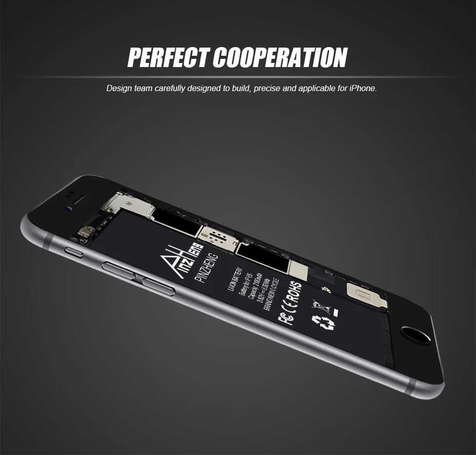 PINZHENG аккумулятор для мобильного телефона емкостью 3300 мА/ч для iPhone 6S Plus, набор инструментов большой емкости, сменные батареи