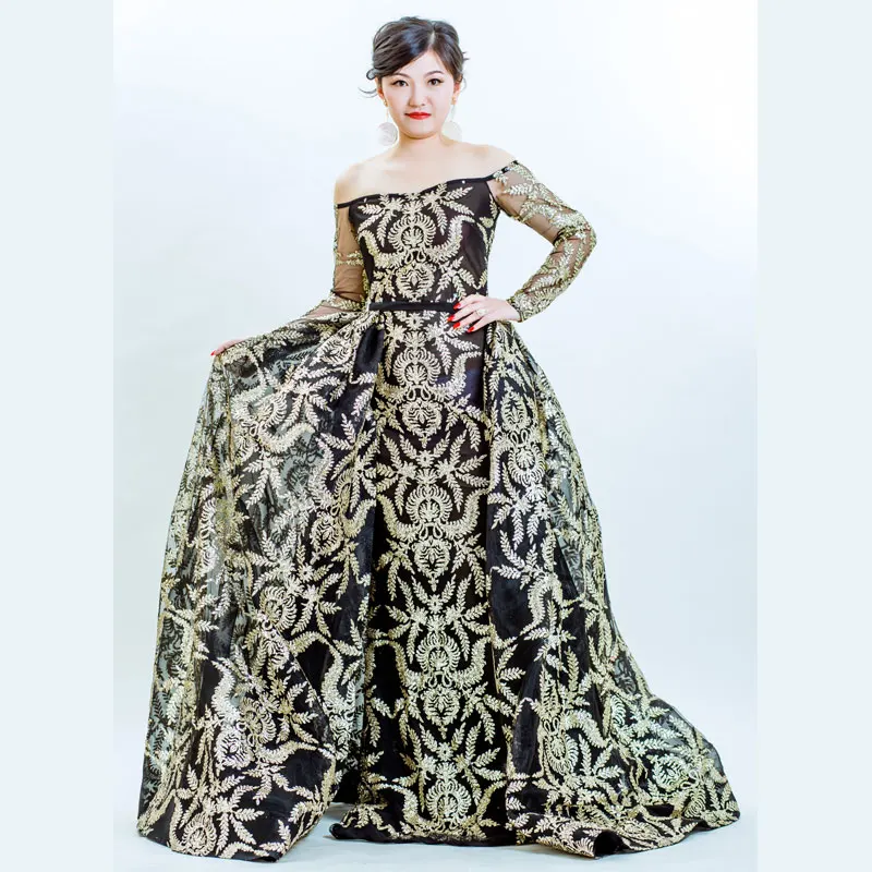 

ASCII CODE FASHION EVENING DRESS 2019 SPECIAL DESIGN CUSTOM MADE PARTY DRESS ELEGENT CLASSIC FEATHER