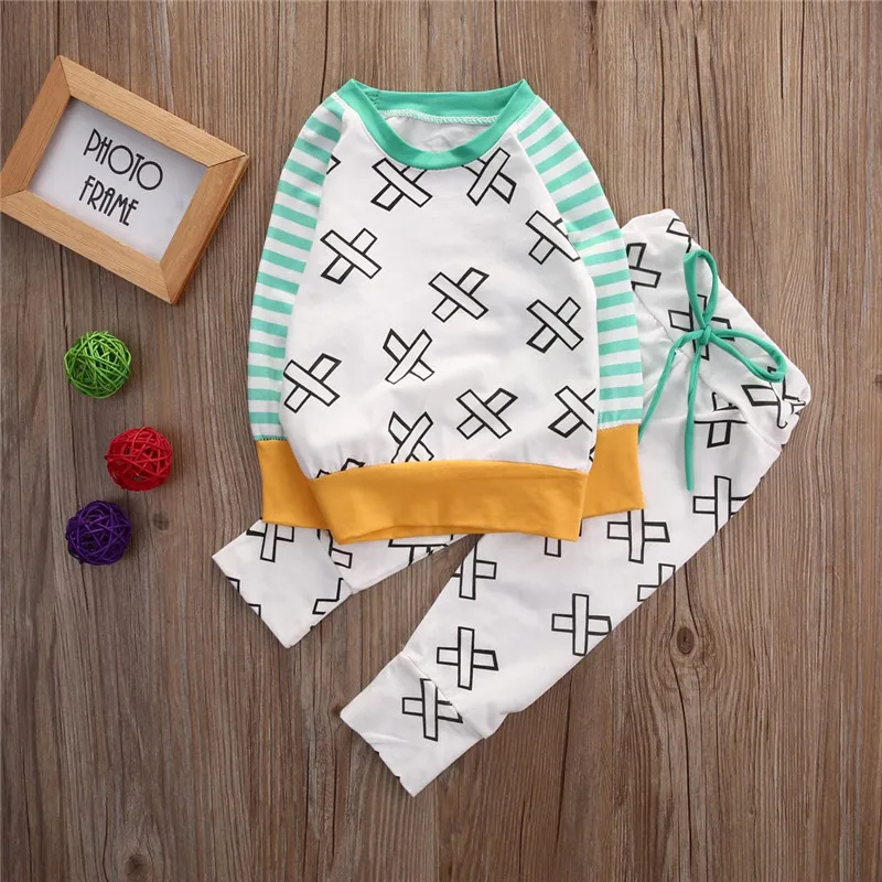 Newborn Toddler Christmas Clothing Set Infant Kid Baby Boy Clothes T-shirt Top +Pants Outfits Set 0-18M newborn toddler christmas clothing set infant kid baby boy clothes t shirt top pants outfits set 0 18m