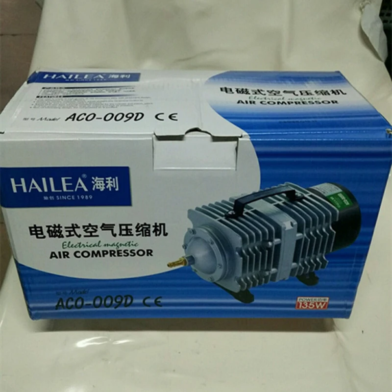 

125L/min HAILEA ACO-009D Electrical Magnetic Aquarium Air Compressor with 12 Way Air Divider for Fish Tank Hydroponic Aerator