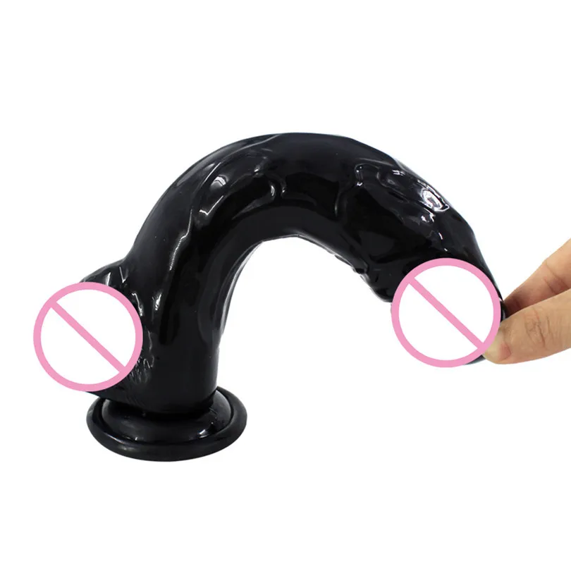 Large Dildos Crystal Female Massager TPE Dildo Suction Cup Masturbator Massager Vagina Adult Sex Toy Gode Realiste Vibrant (4)
