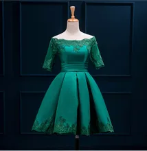 Kostenloser Versand Vestidos Coctel Realen Fotos Probe Kurz Satin Spitze 2016 Cocktailkleider
