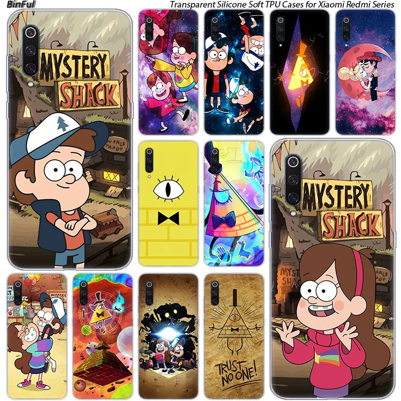 

Hot Gravity Falls Anime Silicone Case For Xiaomi Pocophone F1 9T 9 9SE 8 A2 Lite A1 A2 Mix3 Redmi K20 7A Note 4 4X 5 6 7 Pro S2
