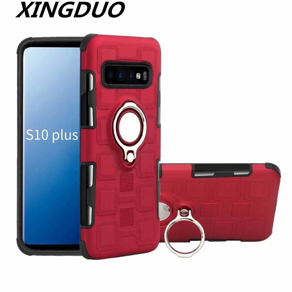 

XINGDUO 2 in 1 case PU+TPU Anti-knock Rotatable Ring for iphone X XS MAX XR Business style Separable case for iphone6 6S 7 PLUS