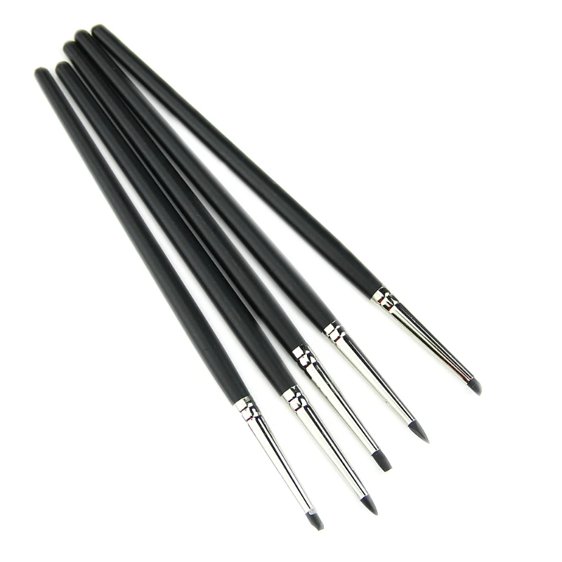 

Set of 5pcs Silicone Rubber Shapers Polymer Clay Sculpting Fimo Modelling Tools