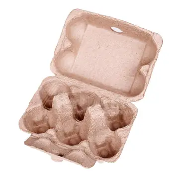 

OUNONA 15PCS Folding Portable Egg Storage Box 6 Grids Egg Holder Convenient Folding Egg Tray for Outdoor Picnic