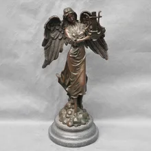 Bi002023 11 Бронзовый Женщины красоты Ангел Сексуальный Красивый Жест Искусство Скульптура Статуя