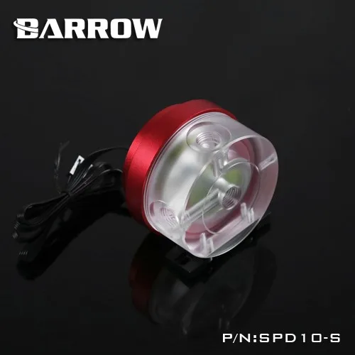 

SPD10-S Barrow PWM speed control multi color 10W water cooling pump computer case pump cooler 12v G1/4" 4PIN Interface