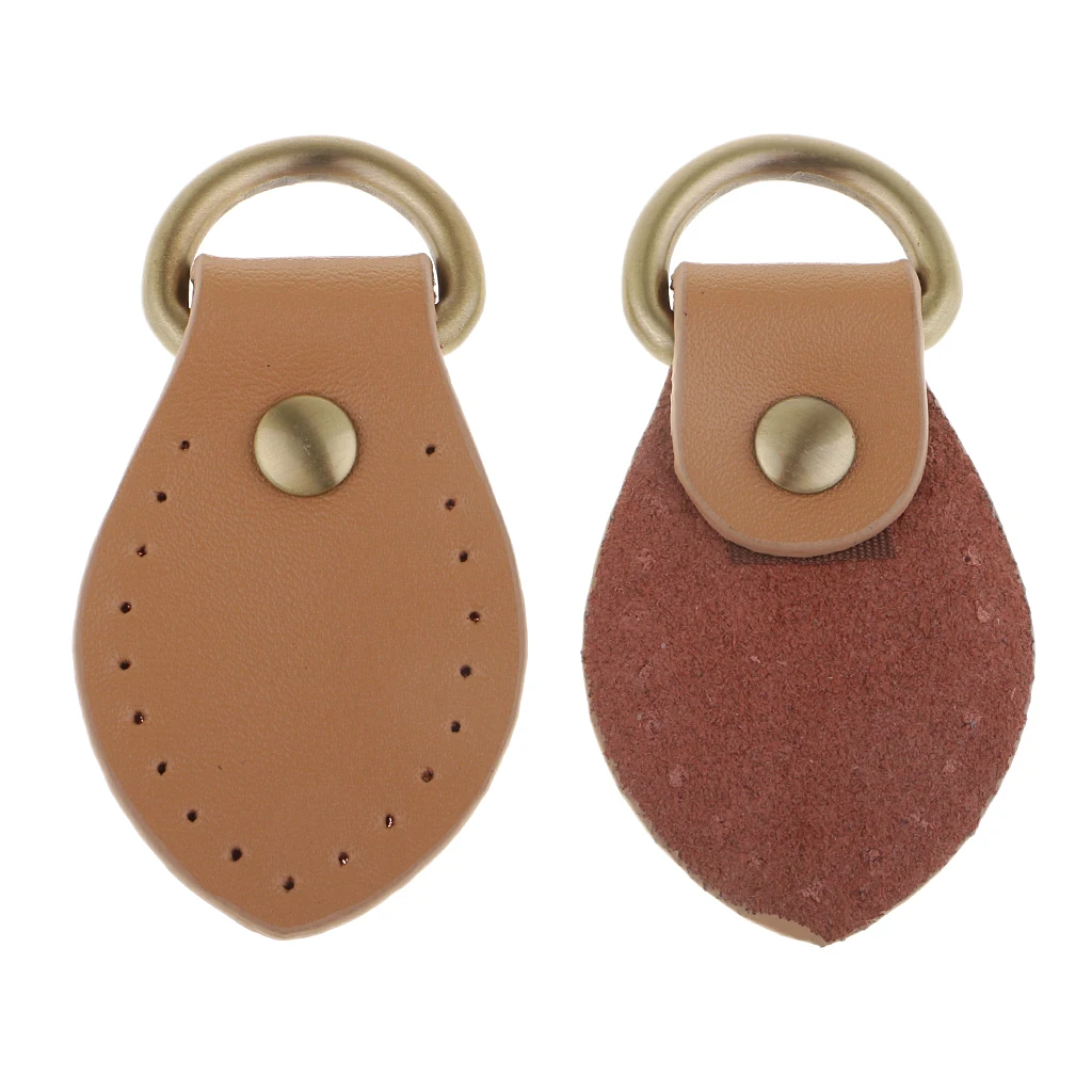 2pcs Sew on Leather Handle Buckles Tabs DIY Shoulder Bag Handbag Replacement
